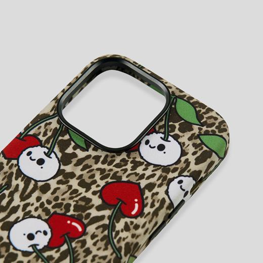 GOODBAI GOODEES可爱樱桃豹纹手机壳 商品图3