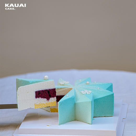 雪花蓝钻石冰淇淋蛋糕 | 烤爱 商品图4