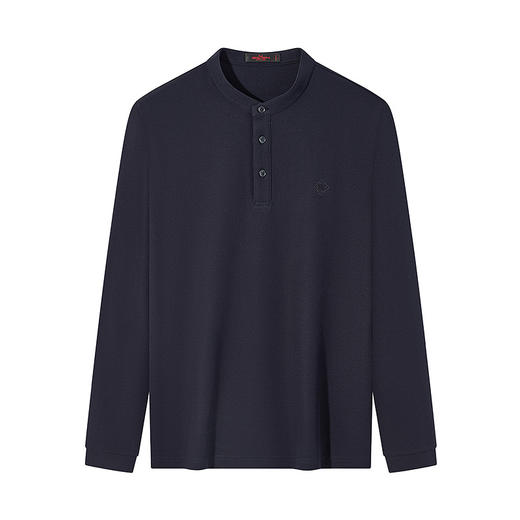 【5A抗菌2A防螨】柒牌polo衫男长袖2025春季新款商务休闲打底上衣128T71750 商品图5