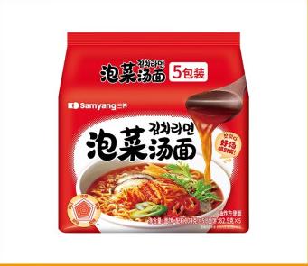 三养泡菜汤面82.5g*5包 商品图0