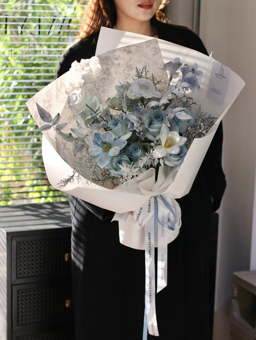 清冷冰川蓝花束 商品图6