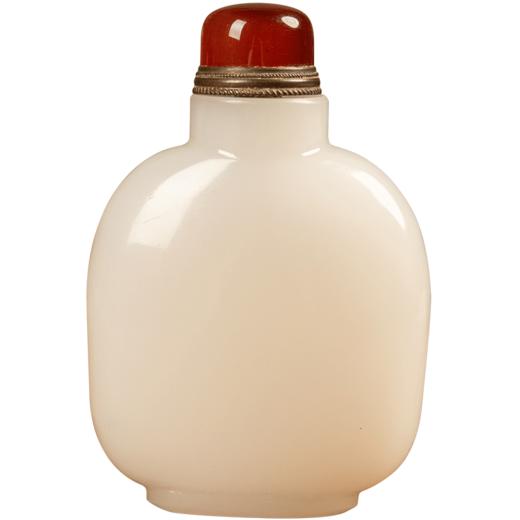 清 白料器鼻烟壶 商品图5