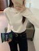 【YW】无忧购韩系ins温柔百搭半高领蕾丝花边双面磨毛内搭打底衫9001（截单后3-5天发货) 商品缩略图5