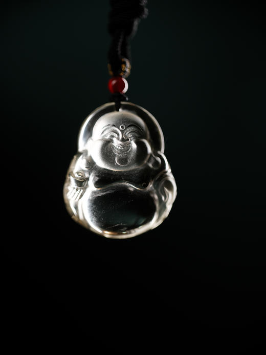 黄水晶弥勒吊坠 高货精工 长3.6cm 宽3.1cm【器悟雅玩】 商品图0