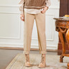 Famecoco范可儿秋冬撞色双腰头休闲长裤女FAB8GA002 商品缩略图3