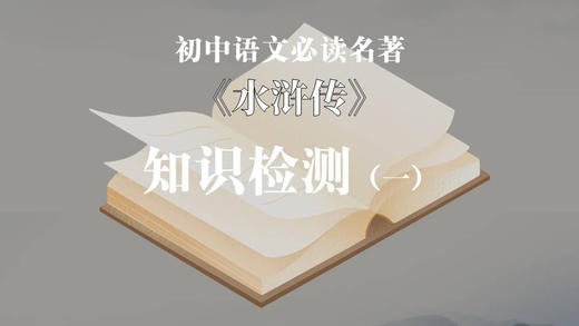 《水浒传》知识检测（一） 商品图0