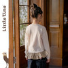 littletime童装法式学院风圆领长袖针织羊毛衫拼接款经典多色上衣 商品缩略图4
