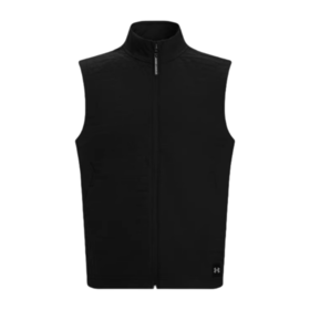 【2026新年冬装好礼】【商品热卖中，如无货将做自动退款】安德玛2024秋冬新款上衣男子轻质高尔夫运动羽绒马甲1387120-001