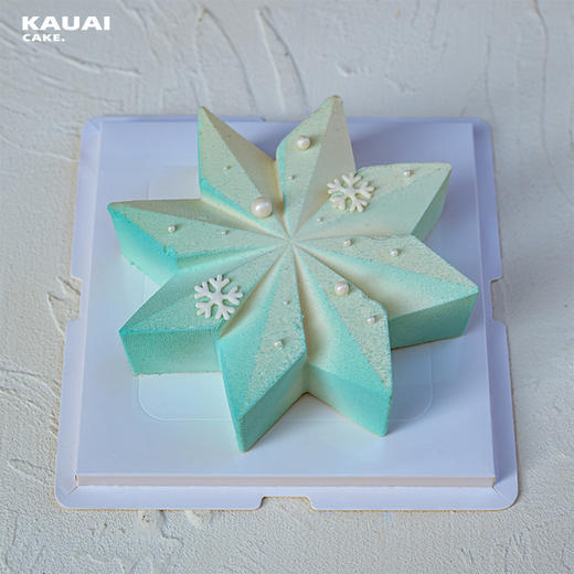 雪花蓝钻石冰淇淋蛋糕 | 烤爱 商品图0