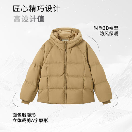 【棉羽】廓形连帽羽绒服1N4113707 商品图1