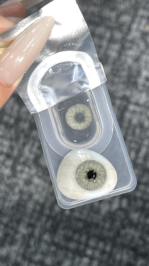 serltyca 小狼女灰 半年抛 2片 14.5mm 参考着色13.8mm 基弧8.5 含水40% 新锐国货 商品图5