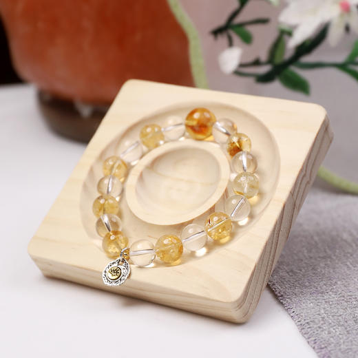 【2025年十二生肖手串】猴女 能量矩阵“运粮归仓”黄塔晶莲花手串手链 女士单圈手串配饰【猴女-建议戴左手】 商品图1