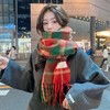 【潮流韩范；百搭不挑！】秋冬必备，围巾披肩两用，温暖又时髦。复古格子，韩系气息，高级感十足。男女款式，适合情侣，更添浪漫氛围！ 商品缩略图2