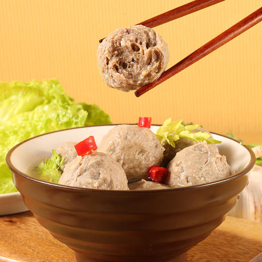 官塘兄弟门店堂食同款牛肉丸牛筋丸250g/袋 商品图3