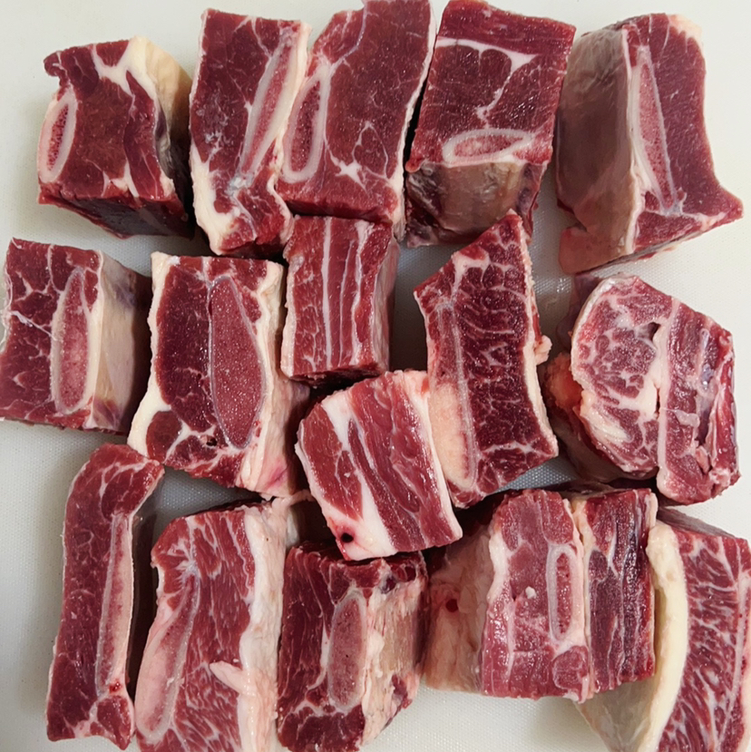 清真鲜牛排骨，满满都是肉，麻冻配送，3斤/份，送料包