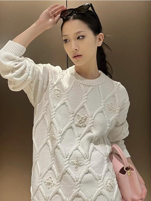 驴家 秋冬慵懒感穿搭 胶花针织毛衣‼️ 商品图0