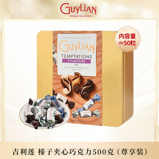 比利时吉利莲榛子夹心巧克力尊享装500g/040394 丰富馅料口感层次丰富3种口味混合 商品图0