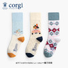 CORGI英国进口新款女式霜雪奇缘印花中筒袜·秋冬季新款 商品缩略图0