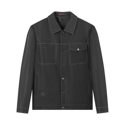 柒牌男装翻领夹克男2025春季新款时尚潮流休闲百搭钢压工装风外套128K70070 商品图4