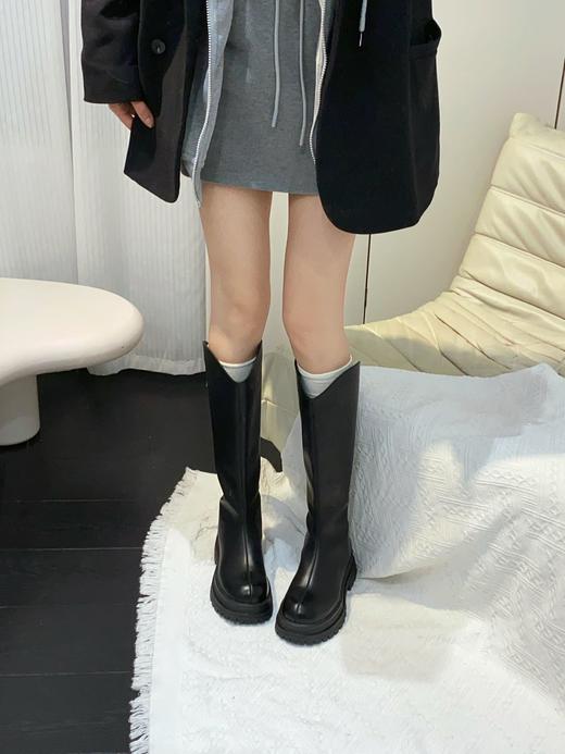 纪华菲 光板长靴 基础又经典 显高有气质 商品图6