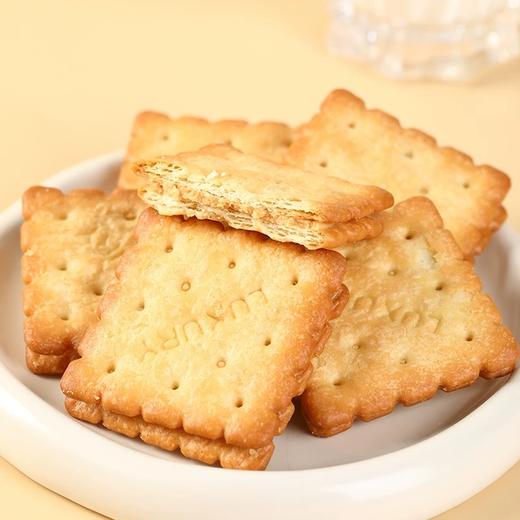 华大乐佳益含钙花生味/芝士味夹心饼干120g 口感细腻奶香浓郁 商品图2