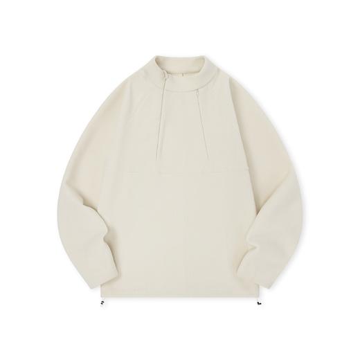 Evistub/E-4DCX777/双面格绒户外复古立领抗菌半开襟抓绒卫衣 商品图4