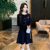 奢姿大码女装2025秋季简约通勤套装胖妹妹时尚上衣半裙针织两件套9643969275 商品缩略图1