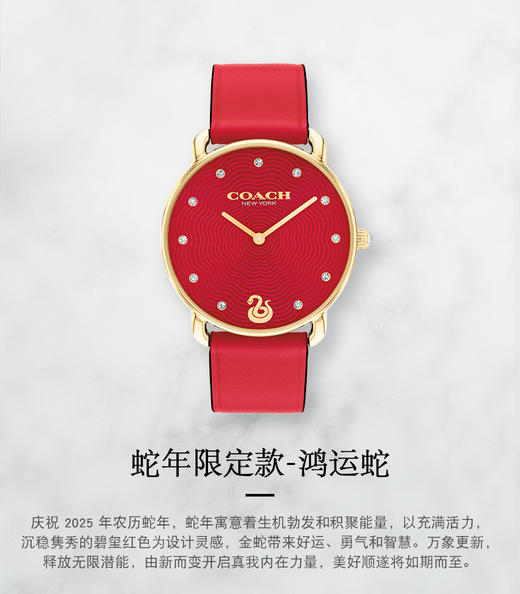 ‼️破价机制‼️直降千元！【蔻驰2025年蛇年限定腕表】轻松戴出高级感 商品图5