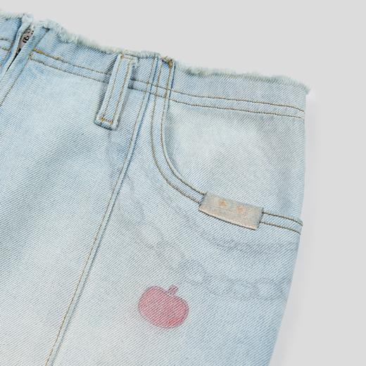 GOODBAI GOODEES链条图案水洗做旧鱼尾长裙 商品图2