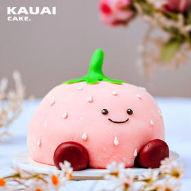 烤爱·生日蛋糕系列·jellycat草莓大福·儿童生日蛋糕、下午茶蛋糕【深圳同城配送】