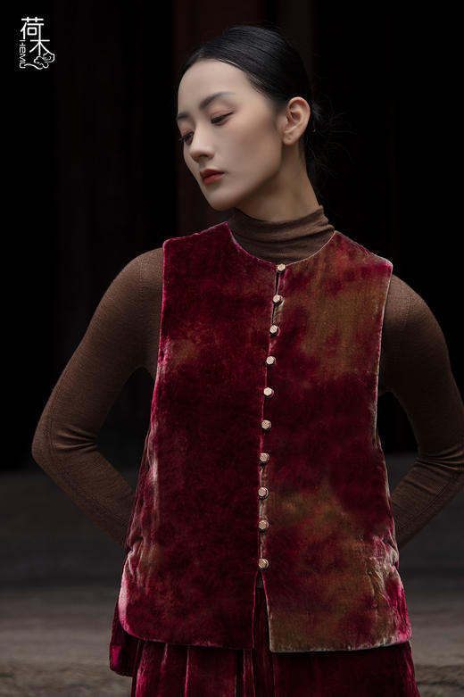 荷木HEMU丨落金·棉马甲 商品图4