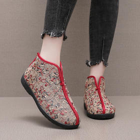 冬季怀旧老北京防滑布鞋棉鞋加绒鞋加厚保暖软底JC-188-62