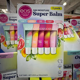 打折了📣美国🇺🇸直邮特价220元🉐包税包邮到手了🔥EOS乳木果24小时保湿润唇啫喱10ml*5支装，包含5支不同口味的润唇膏，像唇釉一样