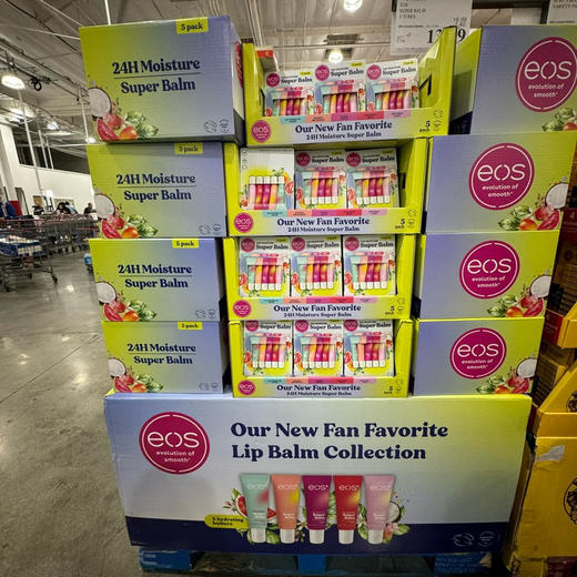 打折了📣美国🇺🇸直邮特价220元🉐包税包邮到手了🔥EOS乳木果24小时保湿润唇啫喱10ml*5支装，包含5支不同口味的润唇膏，像唇釉一样 商品图4