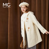 mc2牛角扣羊毛双面呢大衣女冬装新款气质学院风奶系时尚洋气 商品缩略图1
