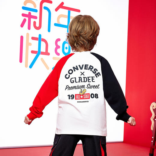 【GLADEE联名】CONVERSE 春 大童小童 儿童童装T恤 CNVB-AG-G921 商品图2
