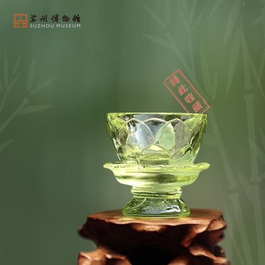 苏州博物馆 透明树脂立体冰箱贴/莲花碗 商品图0