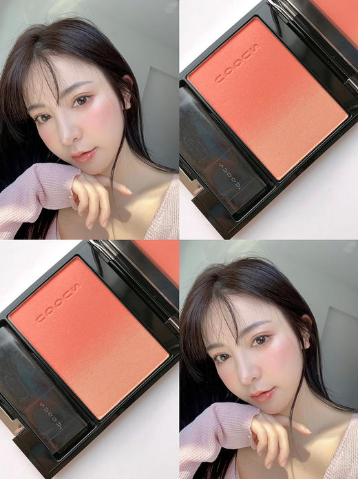 【12.14王炸割肉价】SUQQU晶采净妍颊彩腮红渐变色修容哑光珠光显白#08 桃橙 7.5g 商品图1