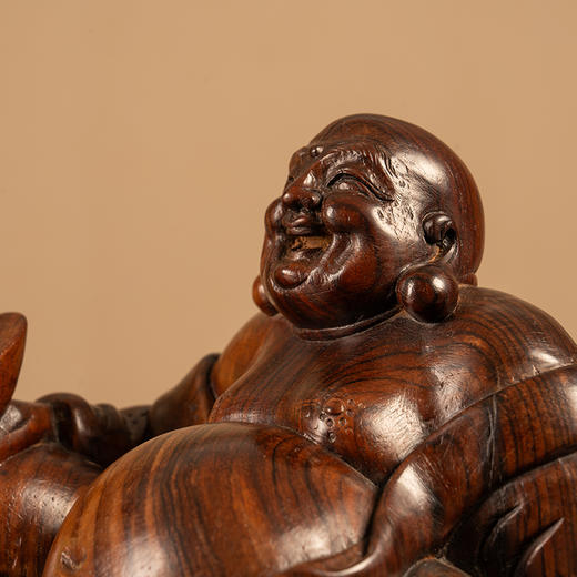 二十世纪 红木弥勒佛像 商品图2