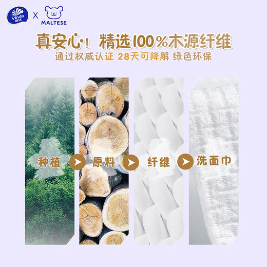 【官方包邮】维达线条小狗洗脸巾XL码70抽×3包 抽挂两用 商品图1