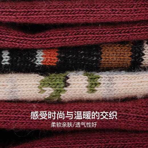 CORGI 英国进口女袜 纯色印花中筒袜 秋冬款 商品图3