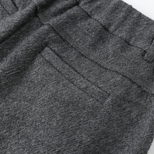 Famecoco范可儿冬季保暖羊毛休闲萝卜裤女FAB8GA010 商品图3