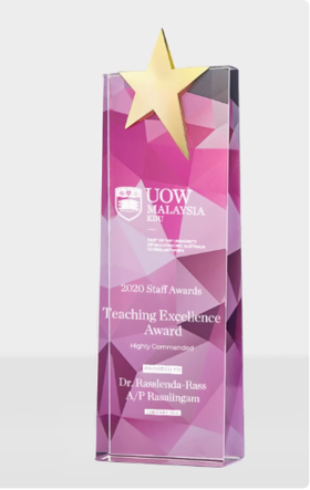 彩印五星水晶金属奖杯办公室年会礼品员工奖章