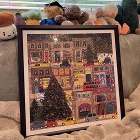 亚马逊卖断货❗ 【Gali同款金箔拼图】 外网￥159，开团仅需￥19.9  大豆油墨印刷+原生环保纸浆 质感金箔，会发光的拼图500pcs