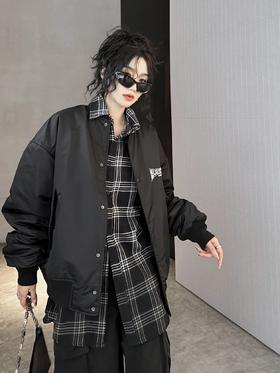 B家 机车夹克棉服外套😎（DY）