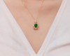 1.5ct蛋面祖母绿吊坠 商品缩略图3