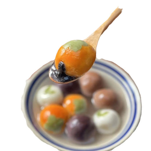 粮麦思-全家福汤圆黑芝麻馅绿豆沙馅椰粒白豆沙馅五黑馅四色汤圆 商品图4