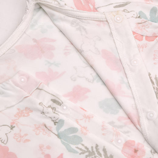 棉果果春季新品商场同款女童莫代尔哈衣爬服对开连体衣M121722425006 商品图2