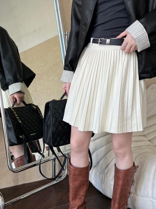 👏【小野日记 Yono's Diary 针织百褶短裙XY-F-529款】👗 这款针织百褶裙，🥰让你的时尚感瞬间UP UP！ 面料柔软舒适🤩，💕时尚百搭 ！！优雅干练！！！ 商品图3