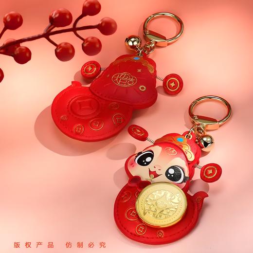 足金招财蛇钥匙扣 商品图6